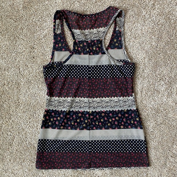 Wet Seal Multi-Patterned Racerback Tank - Picture 3 of 3